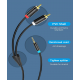Vention 2x RCA MALE / 3,5mm STEREO-PLUG CABLE 10m