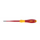 1000V INSULATED SCREWDRIVER SLOTTED TIP 3,5mm 100/204mm slimFix