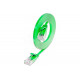 CAT6 FLAT CABLE U/UTP 0,1m green