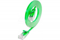 CAT6 FLAT CABLE U/UTP 0,1m green