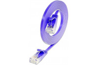 CAT6 FLAT CABLE U/UTP 0,1m violet