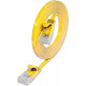 CAT6 FLAT CABLE U/UTP 0,15m yellow