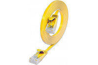 CAT6 FLAT CABLE U/UTP 0,15m yellow