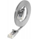 CAT6 FLAT CABLE U/UTP 0,75m grey