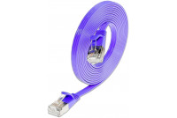 CAT6 LITTEÄ VERKKOKAAPELI U/FTP 3,0m violetti