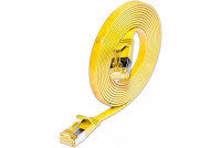 CAT6A LITTEÄ VERKKOKAAPELI U/FTP 0,1m yellow