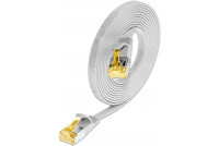 CAT6A LITTEÄ VERKKOKAAPELI U/FTP 0,1m white