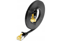 CAT6A LITTEÄ VERKKOKAAPELI U/FTP 0,25m black