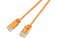 CAT6 OHUT VERKKOKAAPELI U/UTP 0,15m oranssi