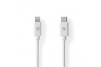 USB-C / LIGHTNING CABLE 1m white