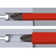 1000V INSULATED SCREWDRIVER SLOTTED TIP 2,5mm 75/179mm SlimFix