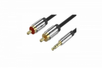 Vention 2x RCA MALE / 3,5mm STEREO PLUG CABLE 2m