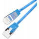 CAT6A 10G LIGHTPATCH U/FTP 0,5m blue