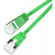 CAT6A 10G LIGHTPATCH U/FTP 0,1m green