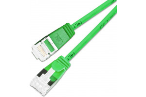 CAT6A 10G LIGHTPATCH U/FTP 0,1m green