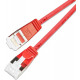 CAT6A 10G LIGHTPATCH U/FTP 0,1m red