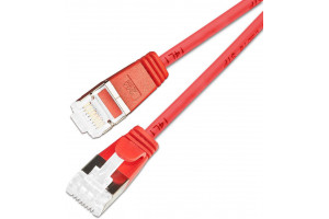 CAT6A 10G LIGHTPATCH U/FTP 0,1m red