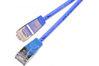 CAT6 LIGHTPATCH U/FTP 0,15m blue