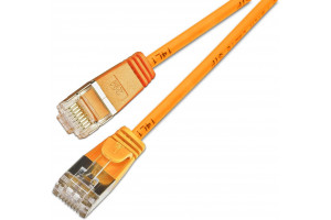 CAT6 OHUT VERKKOKAAPELI U/FTP 0,15m oranssi