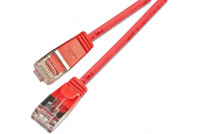 CAT6 LIGHTPATCH U/FTP 0,15m red