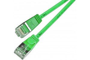 CAT6 LIGHTPATCH U/FTP 1m green