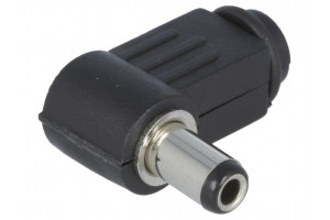 DC CONNECTOR ANGLE 2,5/5,5mm