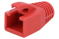 RJ45 (8P8C) CONNECTOR RUBBER BOOT GRAY FOR 8mm CABLE