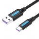 Vention USB-2.0 CABLE A-MALE / C-MALE 0,25m