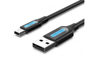 Vention USB-2.0 CABLE A-MALE / miniB 0,25m
