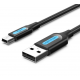 Vention USB-2.0 CABLE A-MALE / miniB 1,0m