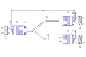 VGA SPLITTER CABLE