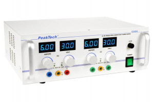 PeakTech 5995 LABORATORY POWER SUPPLY 2CH AC/DC 0-30V 6A