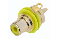 Neutrik RCA PANEL CONNECTOR YELLOW