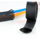 POLYESTER BRAIDED SLEEVE Ø4-8mm BLACK 100m