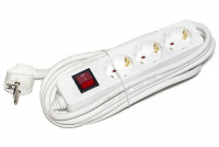 6-WAY POWER OUTLET +SWITCH 1,5m