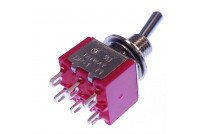 2-POLE SMALL TOGGLE SWITCH ON/ON