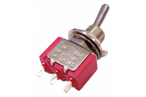 1-POLE SMALL TOGGLE SWITCH ON/OFF/ON