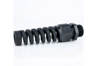 MG16 SPIRAL CABLE GLAND 15mm BLACK 100pcs