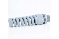 MG12 SPIRAL CABLE GLAND 8mm DARK GREY 100pcs