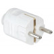 SCHUKO PLUG INDOOR USE WHITE