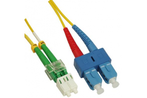 SINGLEMODE SC/UPC-LC/APC DUPLEX PATCHCORD 2m