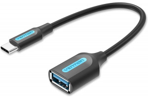 Vention USB-3.0 A NAARAS / USB-3.1 C UROS ADAPTERIKAAPELI 0,15m