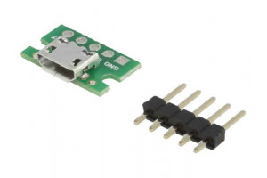 microUSB FEMALE BREAKOUT BOARD