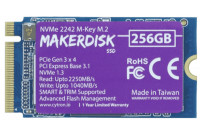 256GB MakerDisk NVMe 2242 B+M-key + RPiOS