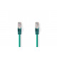 CAT6 VERKKOKAAPELI S/FTP 0,5m VIHREÄ