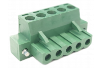 Terminal Block 5x5,08mm for wire + fixing screws