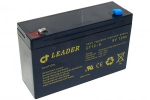 CT-Leader 6V 12Ah SEALED LEAD ACID BATTERY