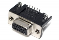 HD15 CONNECTOR FEMALE ANGLE PCB (VGA)