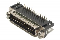 D25 CONNECTOR MALE ANGLE PCB EUROPE