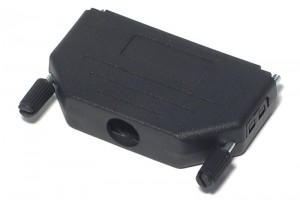 D37 CONNECTOR ENCLOSURE BLACK